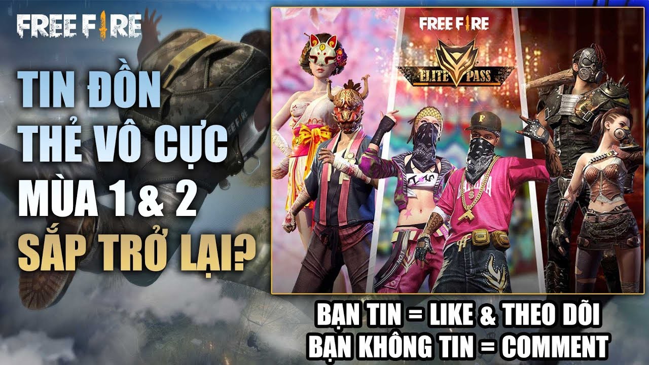 Rò ri phần thưởng Thẻ Vô Cực Free Fire mùa 31