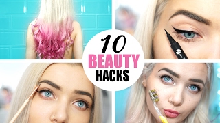 10 Simple BEAUTY HACKS Everyone Should Know!