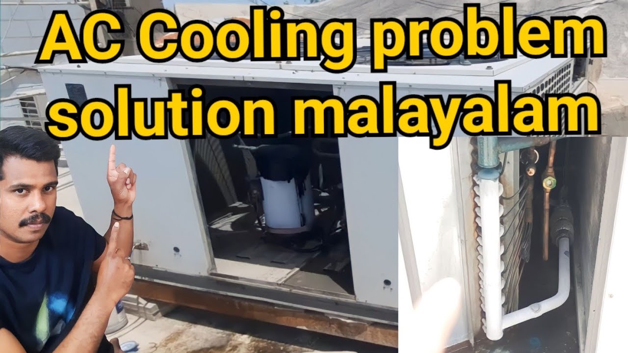 AC expansion valve how it work malayalam AC Cooling problem solution