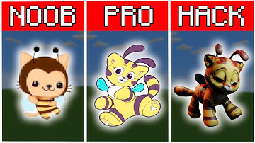 Cat-Bee | Pixel Art minecraft | Noob VS Pro VS Hacker