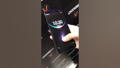 Doogee V In-display Fingerprint Recognition