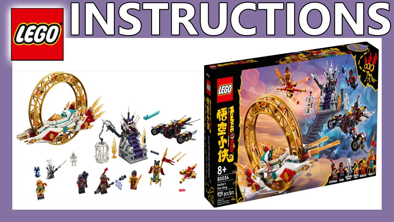 LEGO Instructions | Nezha's Fire Ring | 80034 | LEGO Monkie Kid