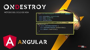 #22 Angular curso de básico a avanzado - *Qué es y como utilizar el hook OnDestroy* | Designicode