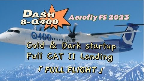 Iceland adventure. DASH 8-Q400 Full Flight FXI71. Aerofly FS 2023