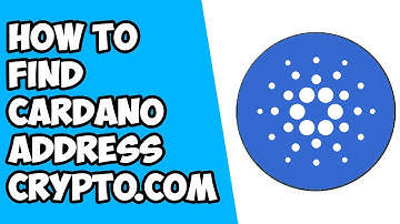 How to Find Cardano (ADA) Wallet Address on Crypto.com (2022) | Deposit ADA on Crypto.com