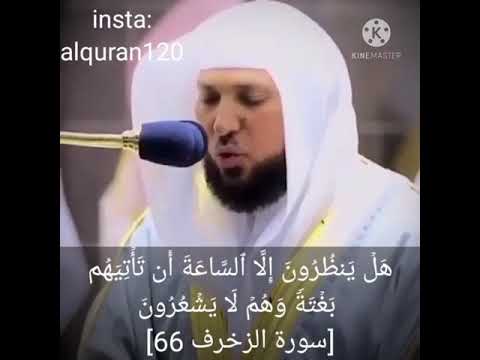 يا عبادي لا خوف عليكم اليوم ولا انتم تحزنون بصوت الشيخ ماهر المعيقلي
