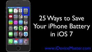 Celebrity 25 Ways to Save Your iPhone Battery in iOS 7 Net Worth
