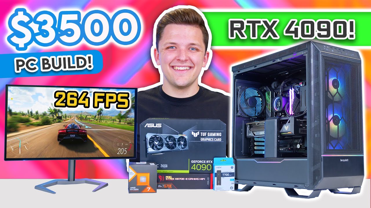 Building ULTIMATE Gaming PC 🤯 [RTX 4090, 7800X3D Gen5 SSD!] - YouTube
