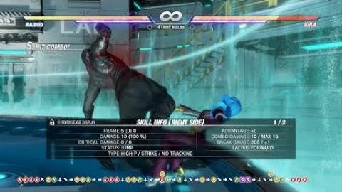 DEAD OR ALIVE 6 Raidou Tips# 2