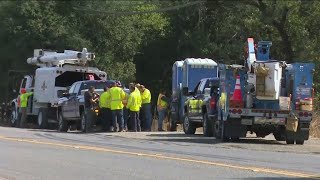Crews Struggle With Terrain to Restore Power in North Bay Communities