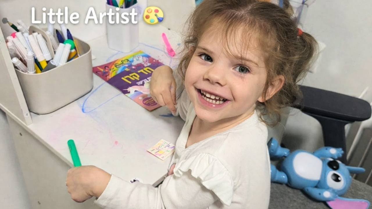 My Little Girl Drawing & Singing to Herself 💕
