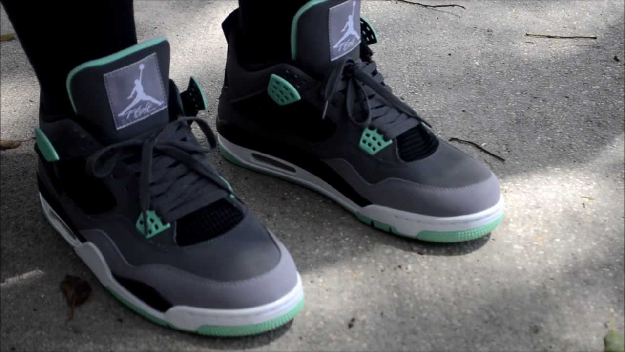 jordan 4s green glow