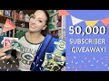 50,000 SUBSCRIBER GIVEAWAY! 🎉