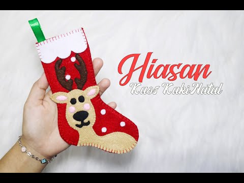 Video: Cara Membuat Kaus Kaki Natal Dari Sweter