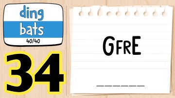 Tricky Words Ding Bats level 34