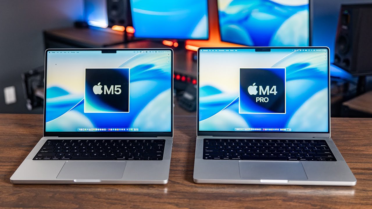 Apple M4 Pro vs M5 MacBook Pro: Real World Tests and Comparison - YouTube