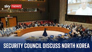 UN Security Council meets to discuss North Korea