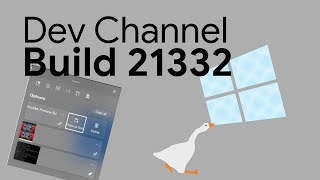 windows insider preview build 21332 hand's on