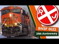 Bnsf 6022 25th Anniversary Unit At Rugby Junction Wi