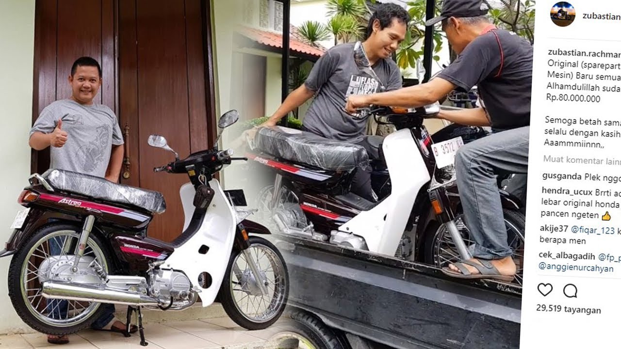 Honda Astrea Grand 91 Di Jakarta Laku Rp80 Juta