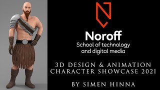 Noroff 3D Design Animation, Character Showcase 2021