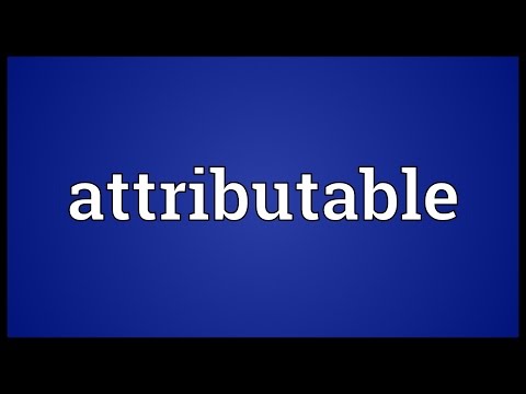Header of attributable