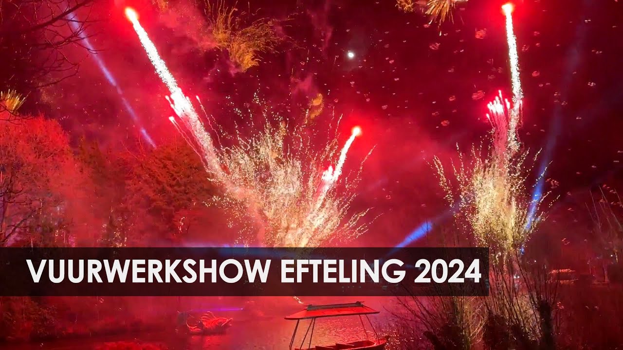 Nieuwjaar 2024 in de Efteling: vuurwerk, Aquanura, silent disco en Pardoes