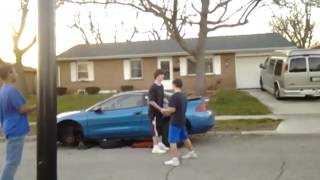 Goofy Kid Gets Depants By Lil Kid