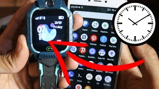 Setting pengaturan Waktu dan Simpan Nomer di smartwatch anak screenshot 5