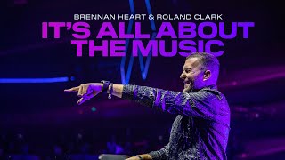 Смотреть клип Brennan Heart & Roland Clark - It'S All About The Music (Official Music Video)