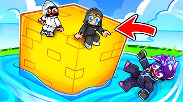 TMF Builds the LARGEST CUBE in Roblox Build a Boat!