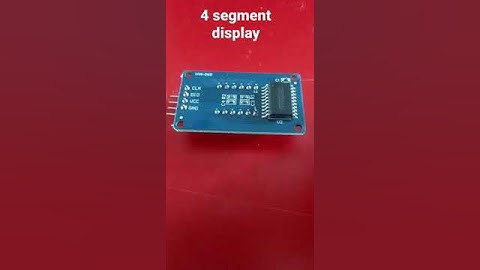 4 segment display | Arduino projects | 4 digit display projects..