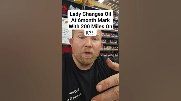 Lady Changes Oil At 6month Mark With 200 Miles On It?!