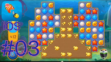 Fishdom - Gameplay Walkthrough - Level 6 To 8 - Part 3- Tutorial (iOS Android)