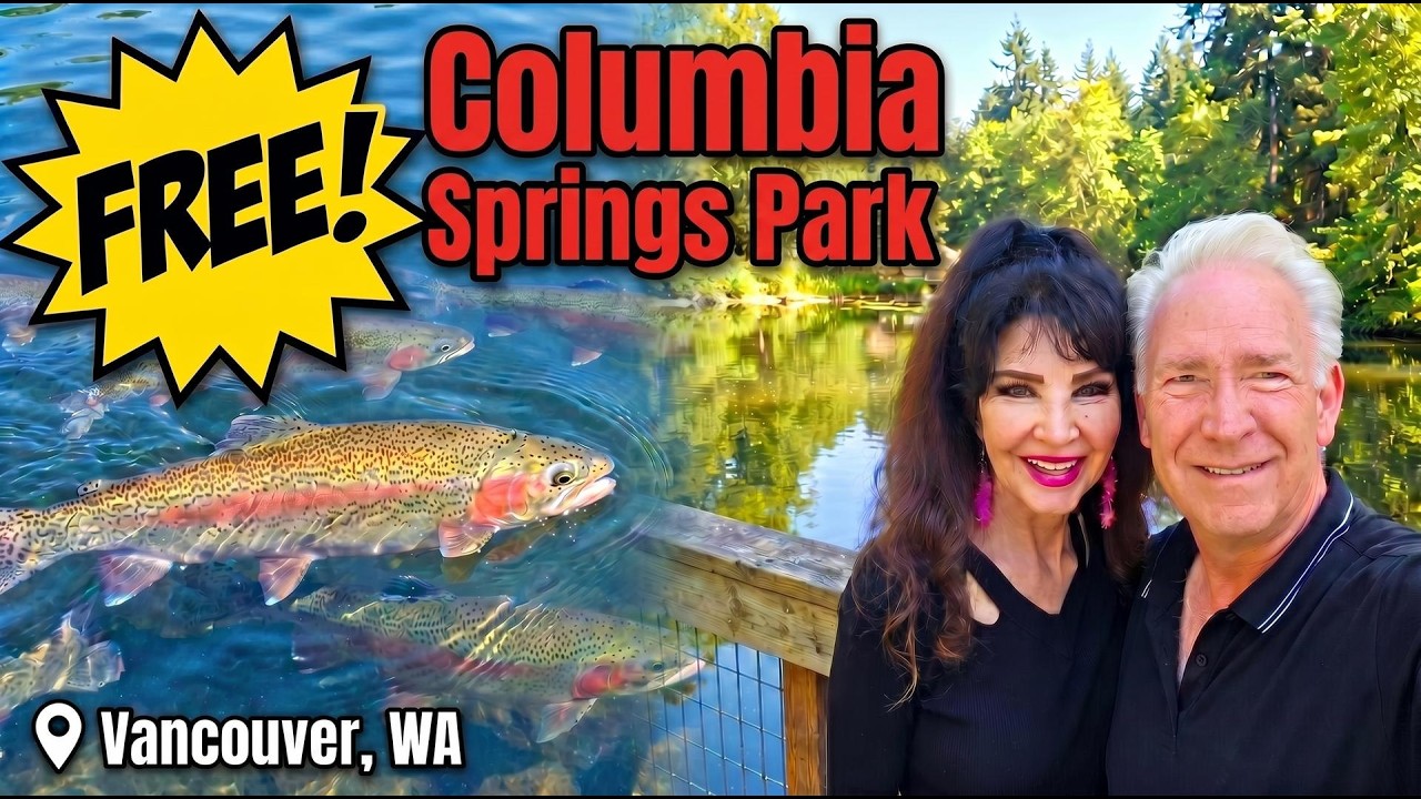 We Found a FREE Hidden Gem in Vancouver WA (You Can Feed the Trout!)