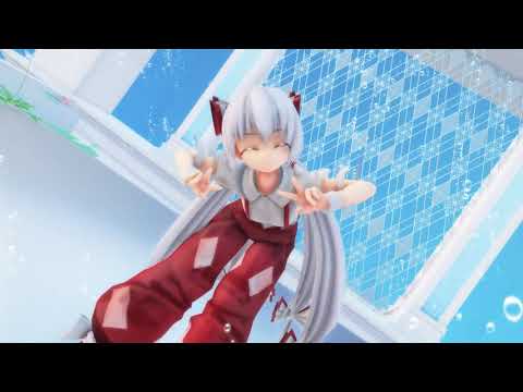 【東方MMD】DEEPBLUETOWN 藤原妹紅ver