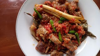 BALADO DAGING KAMBING || CARA MEMBUAT BALADO DAGING KAMBING ALA RUMAHAN