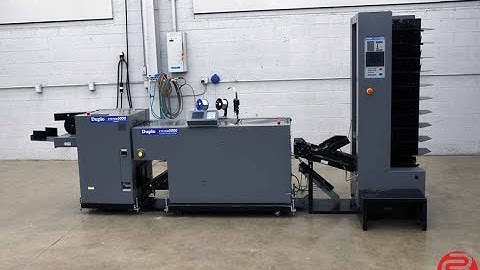 2007 Duplo System 5000 10 Bin Booklet Making System