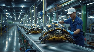 Inside the Turtle Leather Factory: How Giant Shells Become Luxury Bags Hidden Secrets (Full Process)