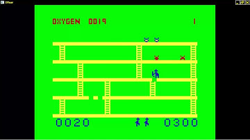 Cuthbert Goes Digging VIDEO 2 LIKE SPACE PANIC 1983Microdeal DRAGON DATA LTD DRAGON 32 64 COMPUTER