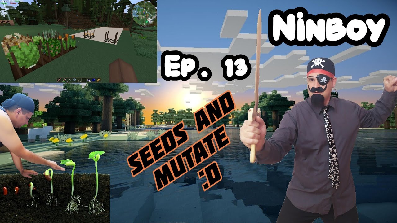 FTB Infinity Evolved Expert Mode Ep 13 Seeds and Mutate - YouTube