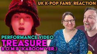 TREASURE - B.O.M.B (Kaboom Ver.) Dance Performance - UK K-Pop Fans Reaction