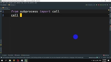 How to call an external command in Python
