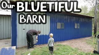 1970s Pole Barn Restoration  Paint Reveal