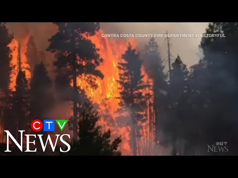 Major fires tear through Northern California