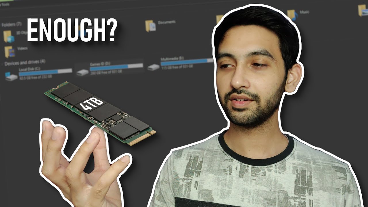How Much SSD Is More Than ENOUGH For Gaming And Editing HINDI YouTube
