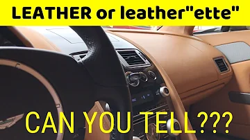 How can I tell if my car seat is real leather?