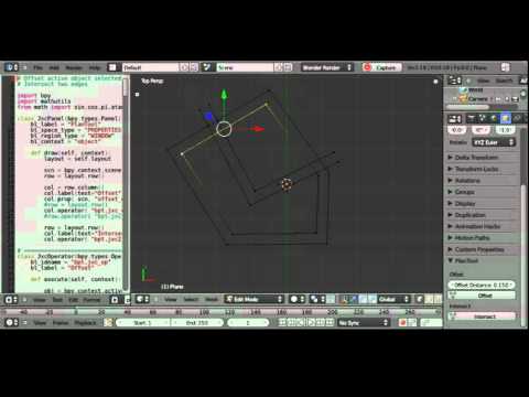 Blender 2.57 Plan_Tool Python script