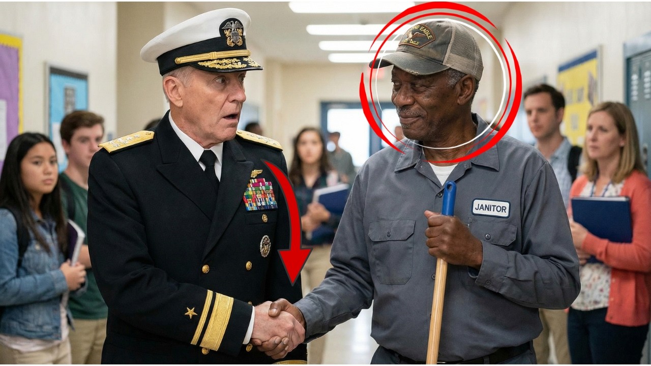 أميرال في البحرية سخر من عامل نظافة… حتى كشف اسمه الحركي فعمّ الصمت