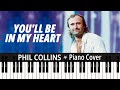 You&#39;ll Be In My Heart (1999) Phil Collins TUTORIAL piano cover + sheet music